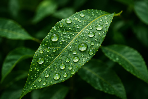Sustainability leaf